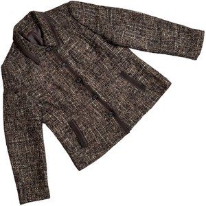 Sundazed (Spain) Barkcloth Algodon Linen Blouson Jacket Beige : XL